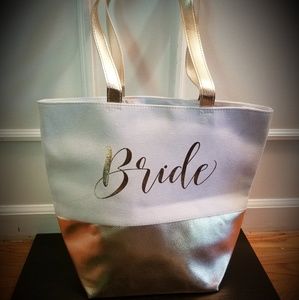 Gold Bride Tote Bag